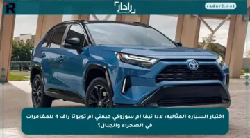 اختيار السيارة المثالية: لادا نيفا أم سوزوكي جيمني أم تويوتا راف 4 للمغامرات في الصحراء والجبال؟